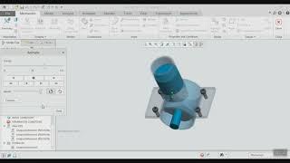 Single cylinder engine mechanisms in Creo