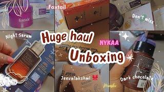 " Unboxing Alert!  Nykaa || Meesho || Foxtail  || Estee Lauder Night Serum" #unboxing