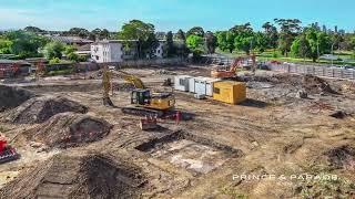 Prince & Parade by Mirvac   Early Site Works Time lapse   May 2024