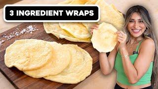 3 Ingredient Wraps! Low Carb, Weight Loss Friendly