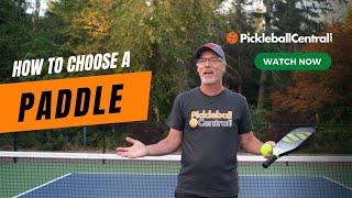 How To Choose a Pickleball Paddle