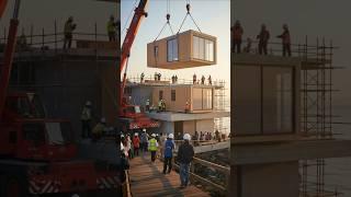 ️ Beach House Drop! Crane Fails and the Site Collapses!  #CraneFail #HouseCollapse