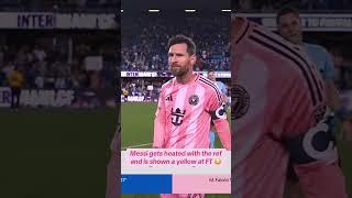 Messi wasn’t happy with the referee after being denied a late FK in Miami’s 3-3 draw vs. San Jose 