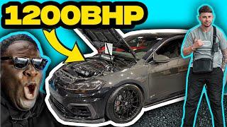 1100BHP VW GOLF R GOES INSANE @ MDL LINK UP!