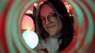 ASMR Christmas Light Show - rare light triggers for sleep, tongue clicking