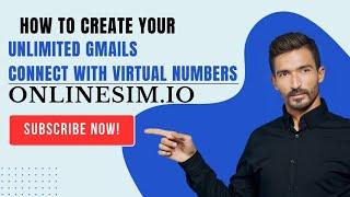 Connect with virtual numbers || create unlimited gmails || onlinesim.io