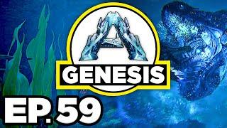  BATTLING BRUTE MOSASAURUS DINOSAURS, LEEDSICHTHYS - ARK: Genesis Ep.59 (Modded Gameplay Lets Play)