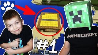 [#1] СТРОИМ ДОМ В МАЙНКРАФТ | ЛЕТАЕМ НАД МИРОМ MINECRAFT | Матвей Котофей Майнкрафт новая серия