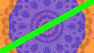 Green Kaleidoscope transitions pastel colors - Калейдоскоп переходы пастельные цвета хромакей