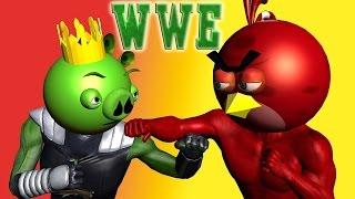 ANGRY BIRDS in WWE IMMORTALS   3D animated  Game Mashup   FunVideoTV - Style ;-))