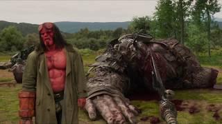 Hellboy 2019 Batalla con los tres gigantes || Escena Completa