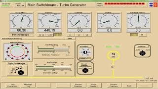 Generator Synchronization Using 1 Monitor - Power Plant Simulation - Georgian College