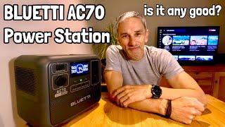 BLUETTI AC70 Power Station  - 1000W’s of Truly Portable Power