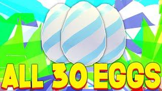 HOW TO GET ALL 30 EGGS in ADOPT ME! (Roblox Adopt Me Egg Locations)