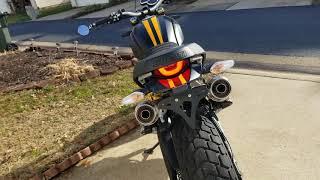 2018 Ducati Scrambler 1100 Arrow Race Exhaust