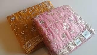 Jain Bandhu Sarees | Embroidered silk sarees | Party Wear Sarees | Lucknow