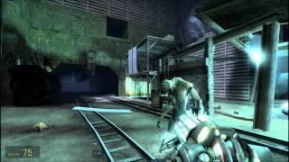 Fun with the super gravity gun in Half-Life 2 Episode 2