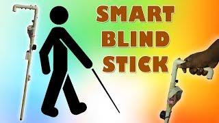 Smart Blind Walking Stick Science Project Using Ultrasonic sensor + Arduino (Functional Demo Only)