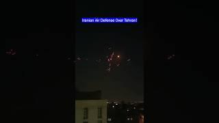 Iranian Air Defense Fires at Israeli Drones Over Tehran!