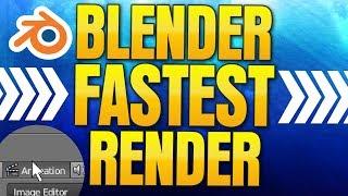 Blender Fast Render (Real Time Speed)