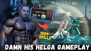 Damn His Helga Skill is 100% Pro Level  | Shadow Fight Arena