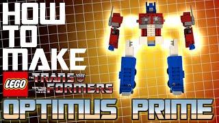 How To Build Lego G1 Optimus Prime V3