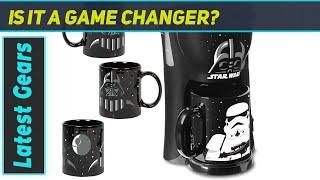 Star Wars Darth Vader and Stormtrooper Single Cup Coffee Maker with 2 Mugs - Awaken Your