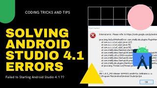 [Solved] Android Studio Error after updating to Android 4.1 - Solving Android Studio Errors