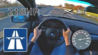 BMW X5 E53 3.0D on AUTOBAHN POV test drive (NO SPEED LIMIT)