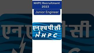 NHPC JE Recruitment l Civil l Exam Pattern l Eligibility l Fees lSalary lsyllabus