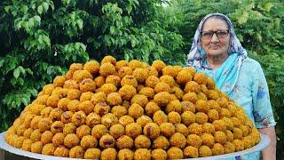 RAJASTHANI LADDU | Boondi Ladoo Recipe | Besan Ke Laddu | Indian Sweets | Veg Village Food