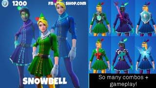 Snowbell Combos and Gameplay (All Edit Styles) - Fortnite