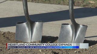 Heartland Community College breaks ground on manufacturing facility