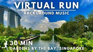 Virtual Running Video For Treadmill With Music in #Singapore - Gardens By The Bay #virtualrunningtv