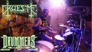 GRUESOME-A Waste of Life-Gus Rios.  Live in  Poland 2024 (Drum Cam)