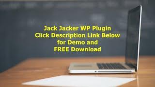 Demo Jack Jacker WP Plugin - Jack Jacker Review + Free Download