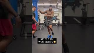 Derrick Henry Stiff Arm Workout #shorts