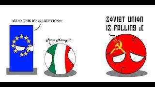 PolandBall Stories #2 Corrupted Italy and Soviet collapsing.