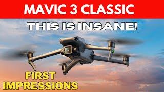 mavic 3 classic first flight - THIS is INSANE -