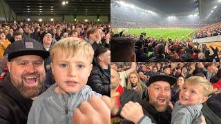 LUIS DIAZ HATTRICK ON XABI ALONSO ANFIELD RETURN! LIVERPOOL 4-0 LEVERKUSEN | DAD & LAD MATCHDAY VLOG