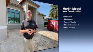 Marlin Model Cape Coral Florida Construction Walk Through Tour