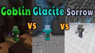 Hypixel Skyblock - Dwarven Mines Armor Comparison (Goblin vs Glacite vs Sorrow)