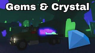 How to get Gems and Mine Crystal - Refinery Caves 2 (Roblox)