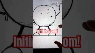 My first INFINITE ZOOM Art! #shorts