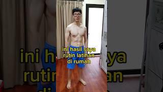 Badan tipe ectomorph #homeworkout #ectomorph