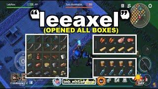 "leeaxel" OPENED ALL BOXES| EASY BIKE PARKING| REVENGERAID - Last day On Earth: Survival