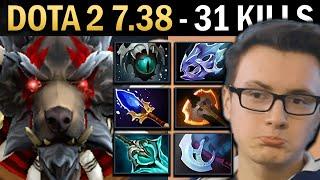 Bloodseeker Gameplay Miracle with 31 Kills and 1000 GPM - Dota 7.38