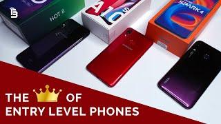 Samsung Galaxy A10s VS Infinix Hot 8 VS Tecno Spark 4 - ONLY ONE WINNER!