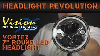 Vision X 7" Round LED Headlights | Headlight Revolution