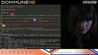 DOMMUNE Tokyo - live coding performances - algorave tokyo x yorkshire